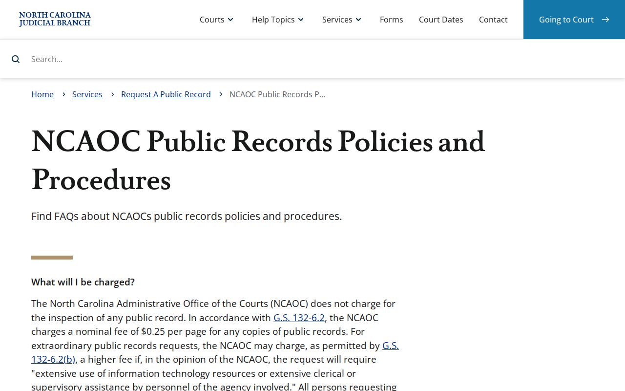 Davidson County court case records policy and Clerk custody information