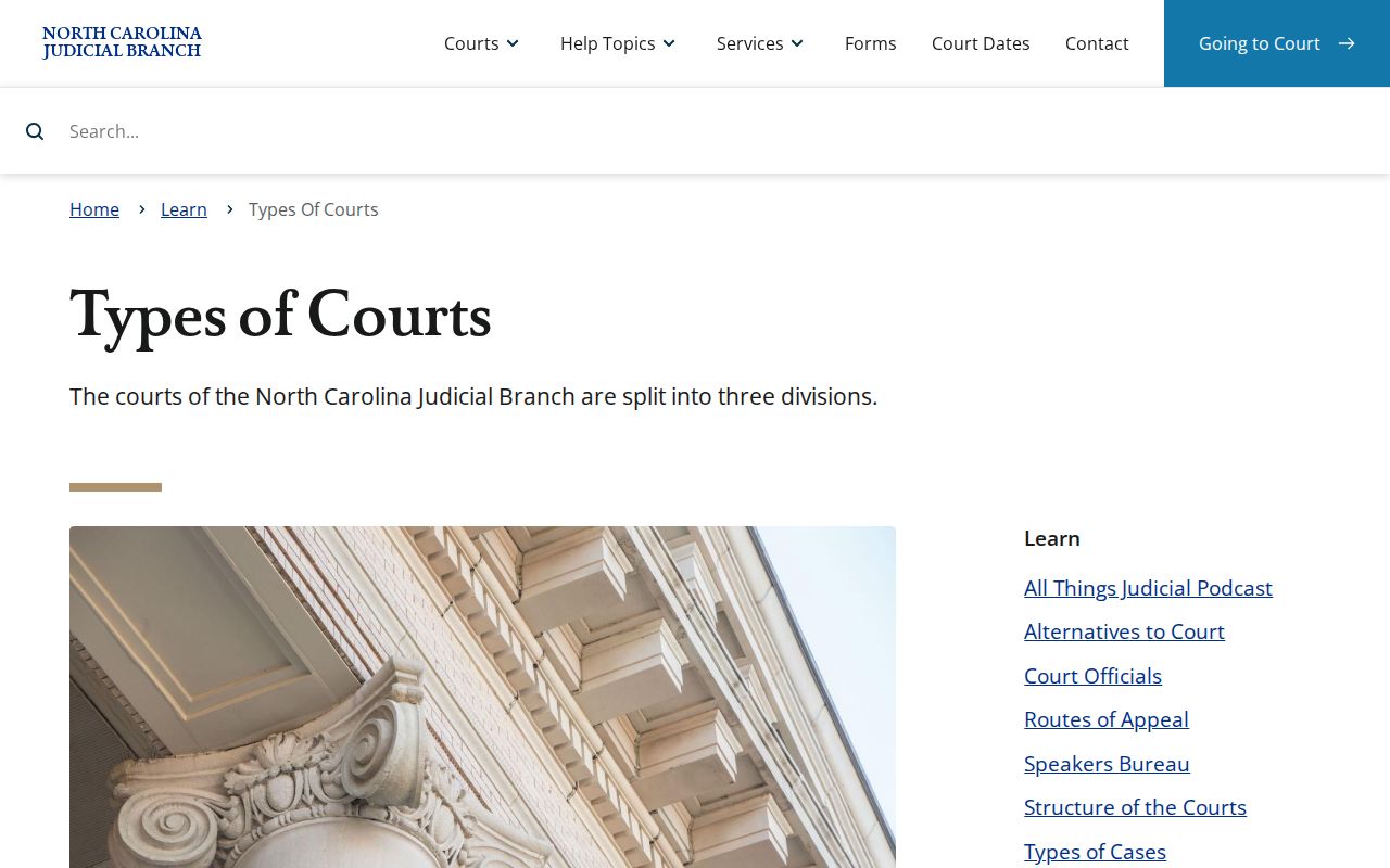 Davidson County court docket North Carolina trial court overview