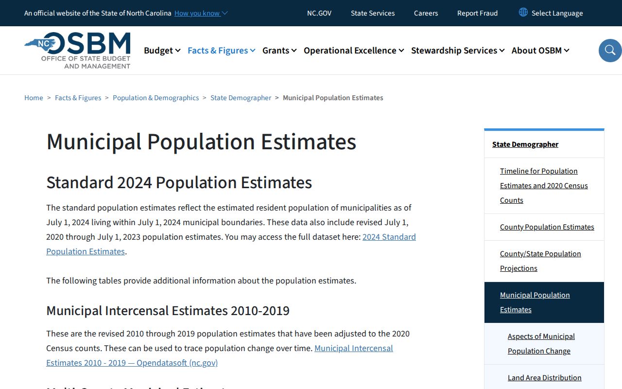 Midway court records context from North Carolina municipal estimates for Davidson County