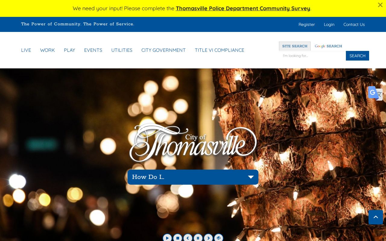 Thomasville court records city hall and state-court record distinction